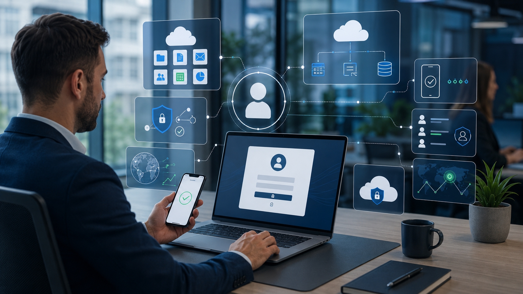 Cloud-Security mit Identitätsschutz, MFA und abgesichertem Cloud-Zugriff