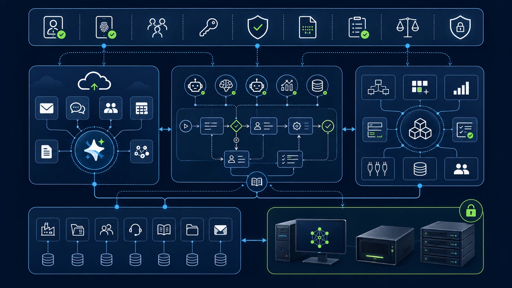 Hybride KI-Architektur: Cloud-Copilot, KI-Agenten und lokale KI im abgestimmten Zusammenspiel